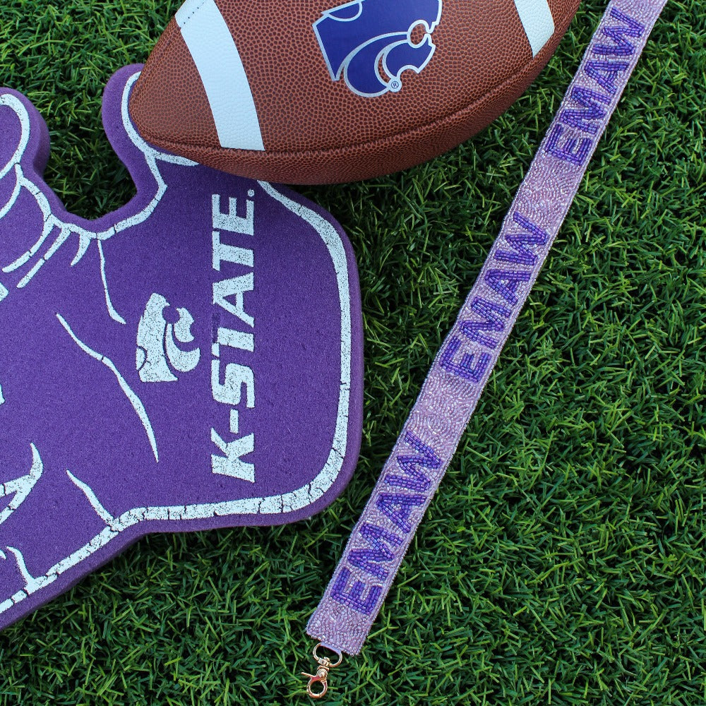 Beaded Game Day Bag Straps {Satin} Revelry Thread Co