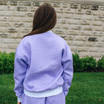 Gingham Wildcats Crewneck (Kids)