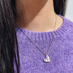 Checkered Heart Necklace