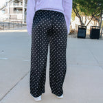 Polka Dot Wide Leg Pant