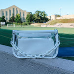 Chunky Chain Clear Bag with Pouch