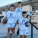 K-State Grey Crewneck Set (Kids)