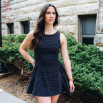 Polka Dot Flare Mini Dress