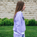 Gingham Wildcats Crewneck (Kids)