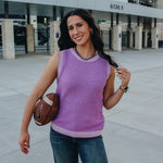 Sleeveless Sweater Top