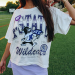 Semi-Cropped Oversized K-State Tee