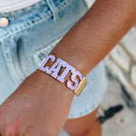 K-State Varsity Cuff Bracelet