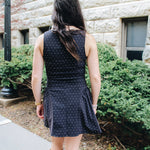 Polka Dot Flare Mini Dress