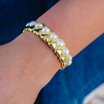 Pearl Heart Cuff