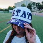 K-State Split Trucker Hat