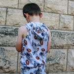 Boys Football Hooded Tank