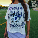 Semi-Cropped Oversized K-State Tee