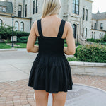 Button Down Tiered Romper