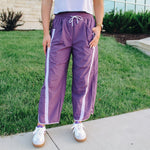 Sporty Nylon Barrel Pant