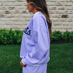 Gingham Wildcats Crewneck (Adult)