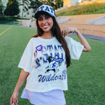 Semi-Cropped Oversized K-State Tee