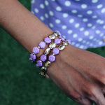 Purple + Gold Triple Stack