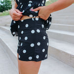Polka Dot Babydoll Tank and Short Set
