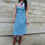 Denim Midi Dress