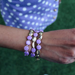 Purple + Gold Triple Stack
