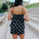 Polka Dot Babydoll Tank and Short Set