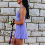 Cats Script Lavender Active Dress
