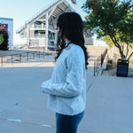 Heather Grey Mock Neck