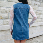 Button Down Denim Dress