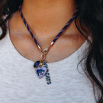 K-State Charm Cord Necklace