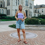 Baggy Cut-Off Denim Short