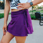 Purple Active Wrap Skort
