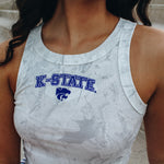 K-State Embroidered Camo Tank Top