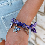 K-State Bandana Charm Bracelet