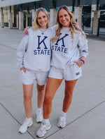 K-State Grey Crewneck Set (Adult)