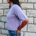 Light Lilac Button Down Cardigan