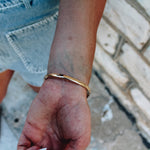 K-State Script Hinge Bracelet