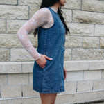 Button Down Denim Dress