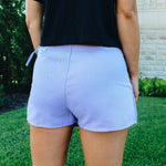 Lavender Denim Wrap Skort