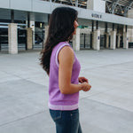 Sleeveless Sweater Top