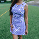 Polka Dot Scalloped Romper