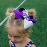 Large K-State Powercat Glitter Bow (Kids)