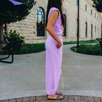 Lavender Ruched Lounge Set