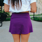 Purple Active Wrap Skort