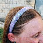 Shaker Glitter Headband with Teeth