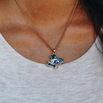 KSU Flag Willie Charm Necklace