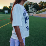 Semi-Cropped Oversized K-State Tee