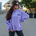 KSU Lavender Mock Neck