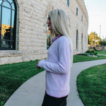 Lavender Pinstripe Sweater