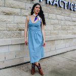 Denim Midi Dress
