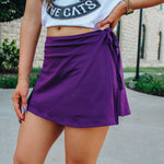 Purple Active Wrap Skort